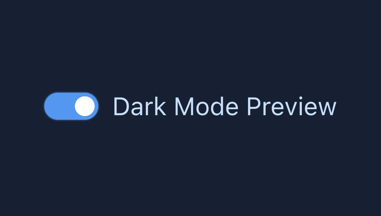 Dark mode and device email preview