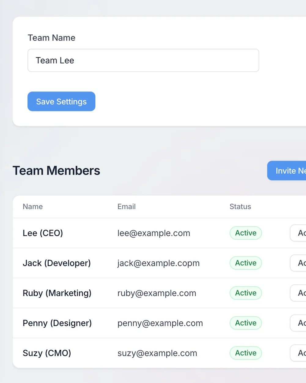 Team sharing in Postdrop