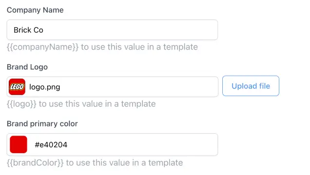 Configuring brand settings to keep every email on-brand
